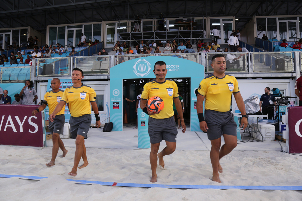 Three Concacaf referees selected for Beach Soccer World Cup