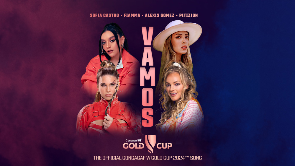 “Vamos” is the Official Song that resonates in the heart of Concacaf W Gold Cup 2024