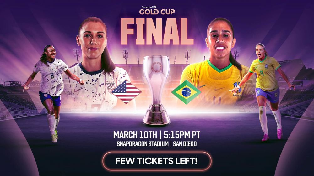 Close to 30,000 tickets sold for 2024 Concacaf W Gold Cup Final at Snapdragon Stadium