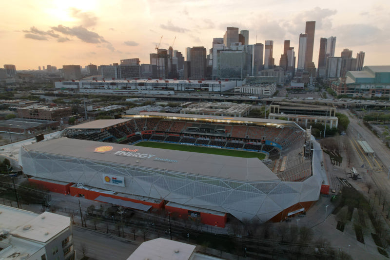 Shell Energy Stadium Aerial